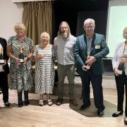 The Yarmouth Borough in Bloom committee at the awards ceremony. Picture - YBB