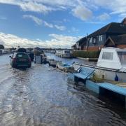 Parts of Norfolk remain underwater despite Storm Ciarán moving past the county. Picture - James Weeds