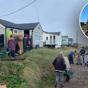 Neighbours helped with the removal of a homeowner on the Hemsby Marrams. Picture - James Weeds