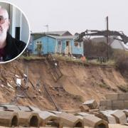 Kevin Jordan, 70, has expressed 'anger and sadness' after the demolition of his home at the Marrams in Hemsby.