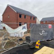 The 30 affordable homes on Estcourt Road are due to be finished in 2024. Picture - James Weeds