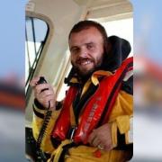 Aaron Thurlow, 39, volunteers with Caister Lifeboat and will be on call this Christmas.