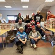 The Better Together team getting ready to load festive hampers for people across Great Yarmouth in the build up to Christmas. Picture - Voluntary Norfolk