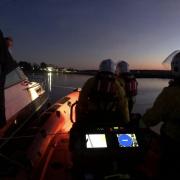 Three people on board a cruiser boat were rescued on the River Waveney Picture: Great Yarmouth and Gorleston Lifeboat