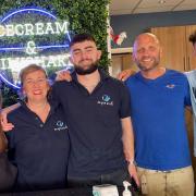 The Deary family - Elsie, Gayle, Harrison, Nicholas and Max (L-R) - who run Beach Rock Bistro and are opening The Mermaids Catch chippy