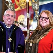 New deputy mayor and mayor of Great Yarmouth, Carl Annison and Paula Waters-Bunn.