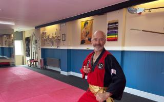 ENTER THE DRAGON: Johnny Johnson began his martial arts career in 1973 - the same year of Bruce Lee's legendary movie. Picture - James Weeds