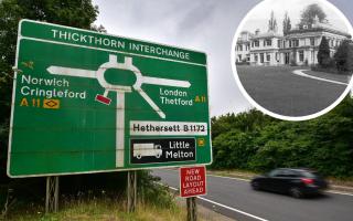 Thickthorn roundabout