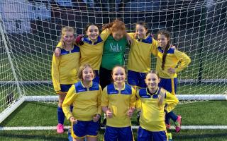Ormiston Cliff Park Primary Academy's U-11 girl's team